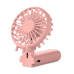 Klappbarer Ventilator Rosa, Seitenansicht