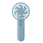 Klappbarer Ventilator Blau, Rückansicht