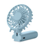 Klappbarer Ventilator Blau, Seitenansicht