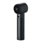 Mini-Handventilator Schwarz, Seitenansicht