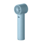 Mini-Handventilator Blau, Rückansicht