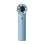 Mini-Handventilator Blau, Detailaufnahme des Materials