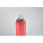 Trinkflasche RPET 1000ml Rot, Detailaufnahme des Materials