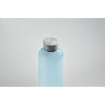 Trinkflasche RPET 1000ml Blau, Detailaufnahme des Materials