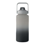 RPET-Trinkflasche 2000ml Schwarz, Detailaufnahme des Materials