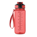 Sport-Trinkflasche 700ml Rot, Detailaufnahme des Materials