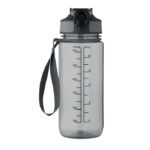 Sport-Trinkflasche 700ml Grau, Detailaufnahme des Materials