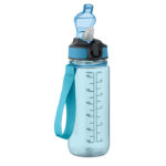 Sport-Trinkflasche 700ml Blau, Rückansicht