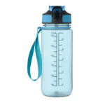 Sport-Trinkflasche 700ml Blau, Detailaufnahme des Materials
