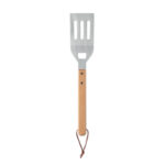 Grill-Spachtel mit Buchenholz als Werbeartikel mit Logodruck