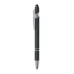 Druckkugelschreiber mit Stylus Schwarz als Werbeartikel mit Logodruck