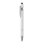Druckkugelschreiber mit Stylus Weiß als Werbeartikel mit Logodruck