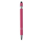 Druckkugelschreiber mit Stylus Rosa von oben