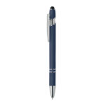 Druckkugelschreiber mit Stylus Blau als Werbeartikel mit Logodruck