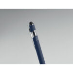 Druckkugelschreiber mit Stylus Blau, Detailaufnahme des Materials