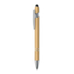 Druckkugelschreiber mit Stylus Gold als Werbeartikel mit Logodruck