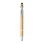 Druckkugelschreiber mit Stylus Gold, Rückansicht