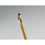 Druckkugelschreiber mit Stylus Gold, Detailaufnahme des Materials