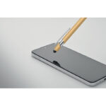 Druckkugelschreiber mit Stylus Gold, geöffnet dargestellt