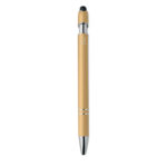 Druckkugelschreiber mit Stylus Gold von oben