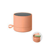 5.1 Wireless Lautsprecher Orange als Werbeartikel mit Logodruck