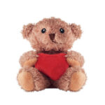 Teddybär mit Herz als Werbeartikel mit Logodruck