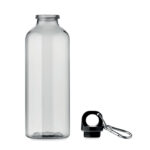 Trinkflasche RPET 500ml Weiß, Rückansicht