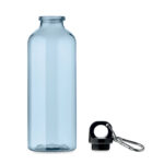 Trinkflasche RPET 500ml Blau, Rückansicht