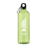 Trinkflasche RPET 750ml Gruen mit markiertem Druckbereich für Ihr Logo