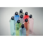 Trinkflasche RPET 750ml Blau, geöffnet dargestellt