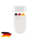 Fan Schminkstift Gelb, Rückansicht