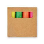 Textmarker-Set, Detailaufnahme des Materials