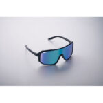Sport-Sonnenbrille UV400 Blau, Detailaufnahme des Materials