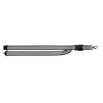 Reflektierendes RPET-Lanyard Schwarz, Detailaufnahme des Materials