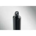 Einwandige Trinkflasche 1000ml Schwarz, Detailaufnahme des Materials