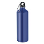 Einwandige Trinkflasche 1000ml Blau als Werbeartikel mit Logodruck