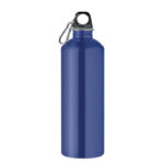 Einwandige Trinkflasche 1000ml Blau, Rückansicht
