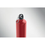 Einwandige Trinkflasche 1000ml Rot, Detailaufnahme des Materials