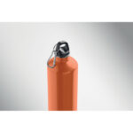 Einwandige Trinkflasche 1000ml Orange, Detailaufnahme des Materials
