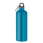 Einwandige Trinkflasche 1000ml Blau, Rückansicht