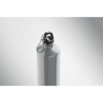 Einwandige Trinkflasche 1000ml Silber, Detailaufnahme des Materials
