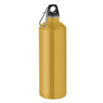 Einwandige Trinkflasche 1000ml Orange als Werbeartikel mit Logodruck