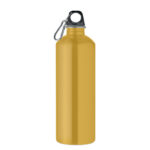 Einwandige Trinkflasche 1000ml Orange, Rückansicht
