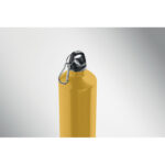 Einwandige Trinkflasche 1000ml Orange, Detailaufnahme des Materials