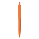 Druckkugelschreiber recy. ABS Orange, Rückansicht
