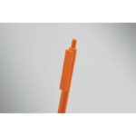 Druckkugelschreiber recy. ABS Orange, Detailaufnahme des Materials