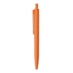 Druckkugelschreiber recy. ABS Orange, Seitenansicht