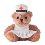 Teddybär Krankenschwester als Werbeartikel mit Logodruck
