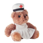 Teddybär Krankenschwester, Rückansicht