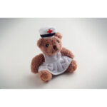 Teddybär Krankenschwester, Detailaufnahme des Materials